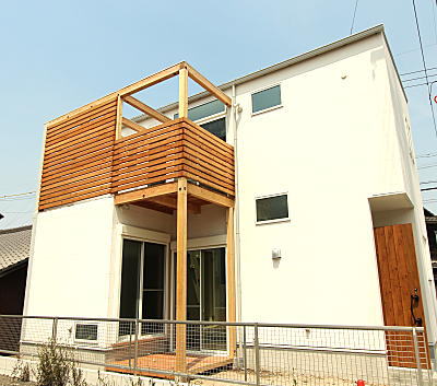 木製デッキ